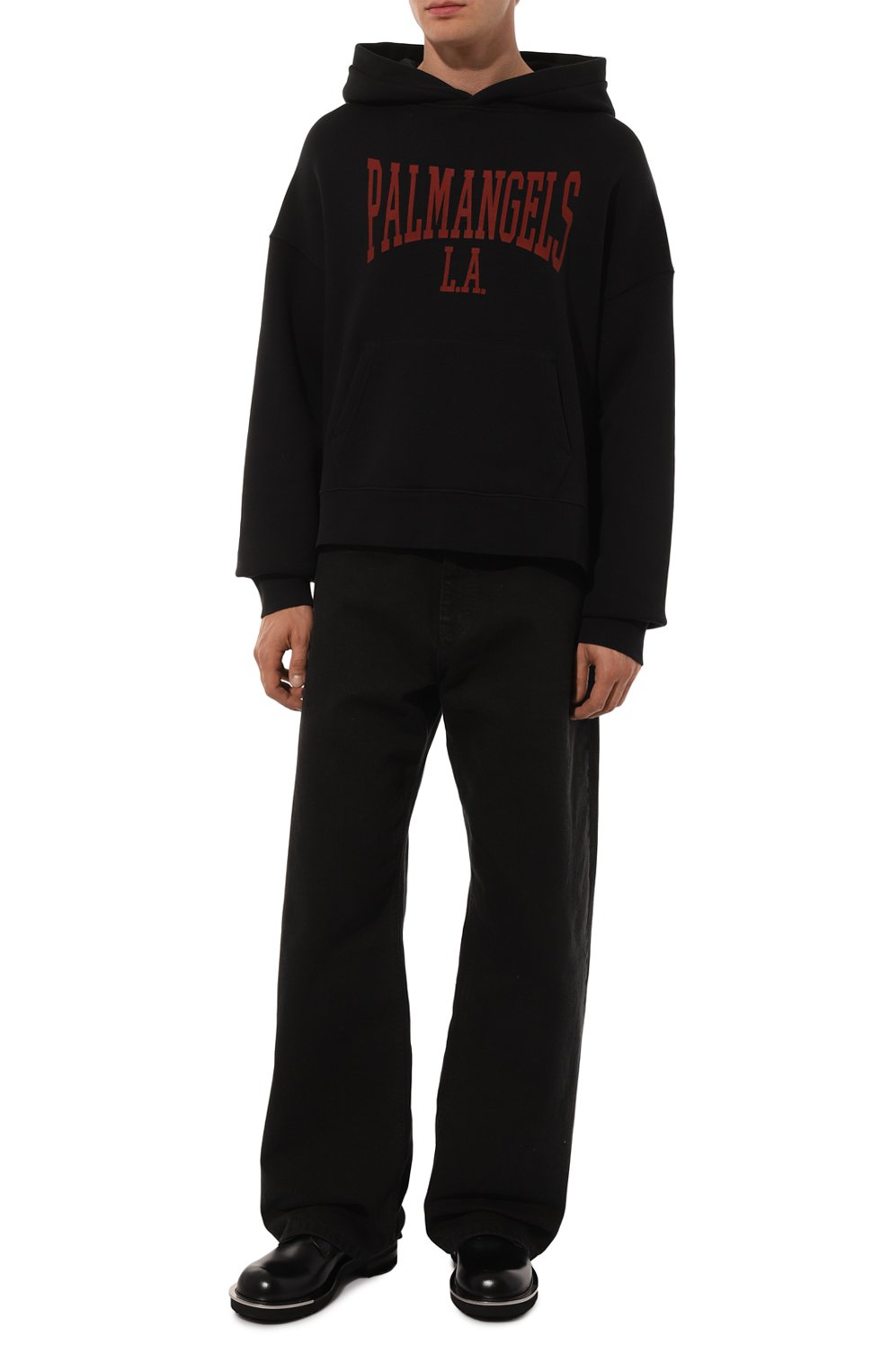 Хлопковое худи PALM ANGELS, арт. PMBB058F24FLE003, фото 2