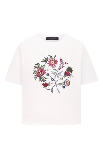 Женская хлопковая футболка WEEKEND MAX MARA, арт. WKDSABAT0