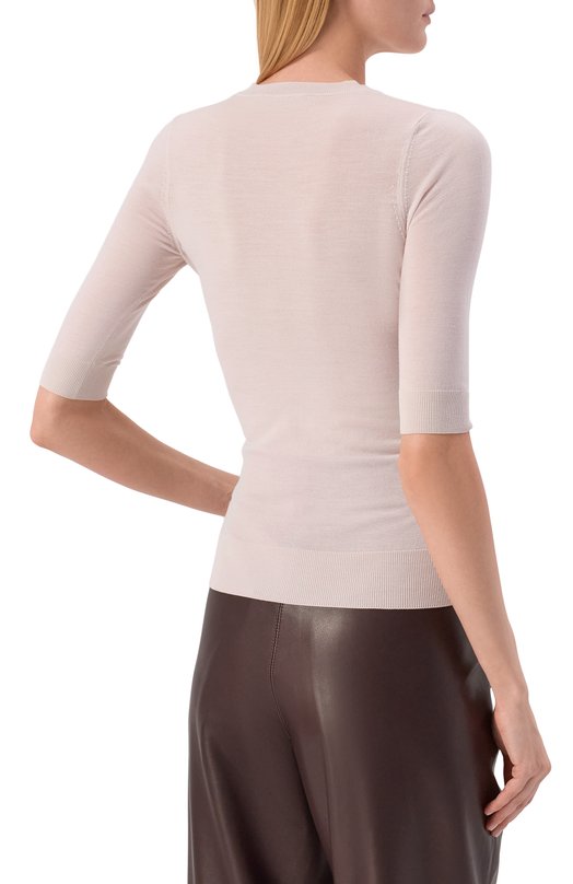 Шерстяной пуловер MVST M0-M25.1MW.K403/34-48 Кремовый  M0-M25.1MW.K403/34-48 Фото 4