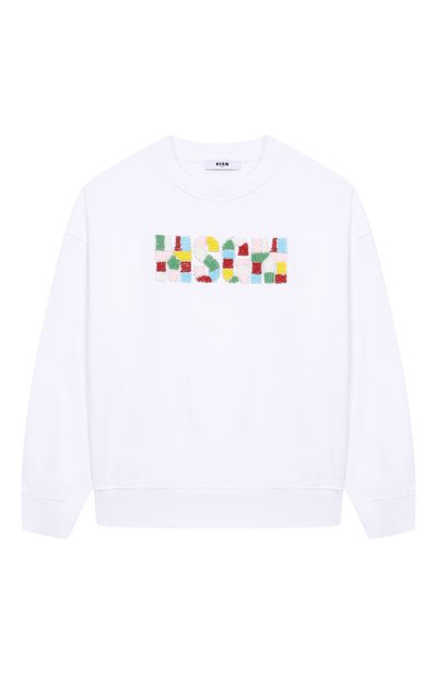 Хлопковый свитшот MSGM KIDS, арт. S5MSJGSW259