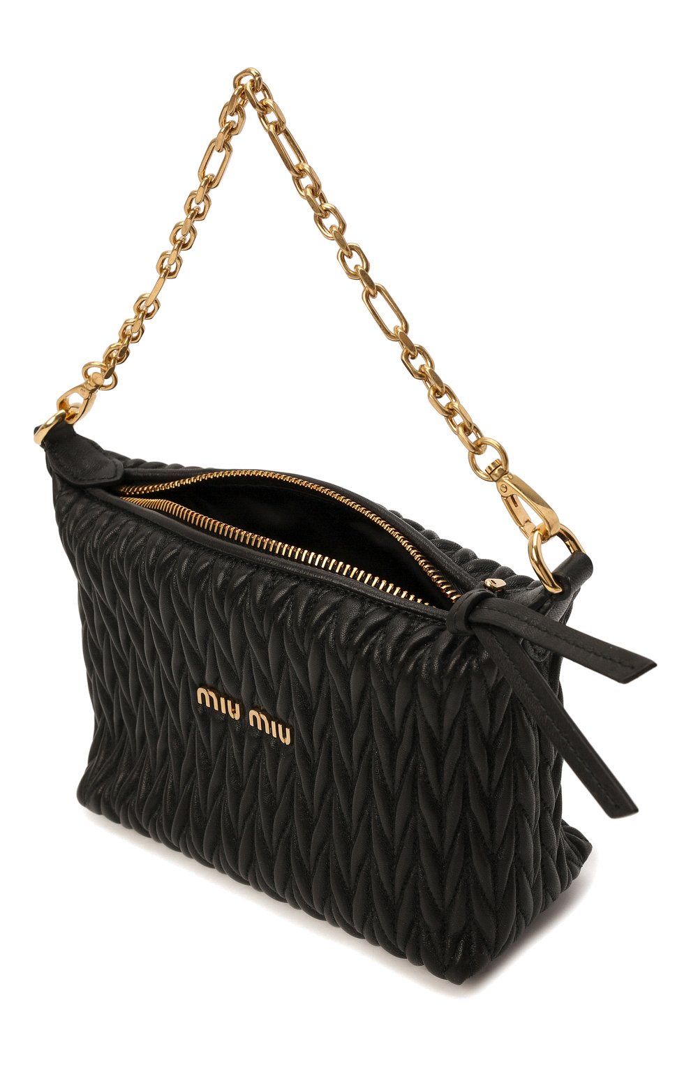 Сумка MIU MIU черного цвета по цене 100000 руб., арт. 5NE844-N88-F0002, фото 5 Сумка MIU MIU, арт. 5NE844-N88-F0002, фото 5