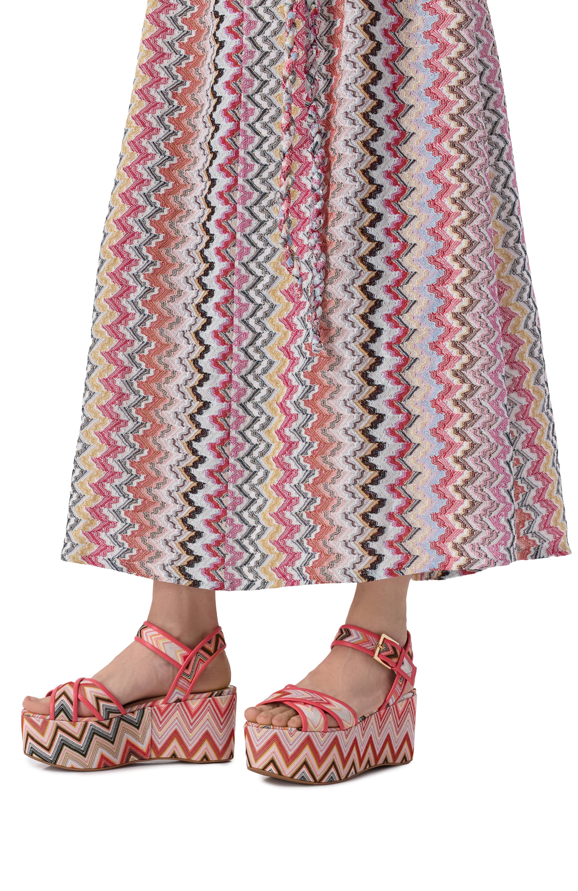 Текстильные босоножки MISSONI, арт. MWF038, фото 3