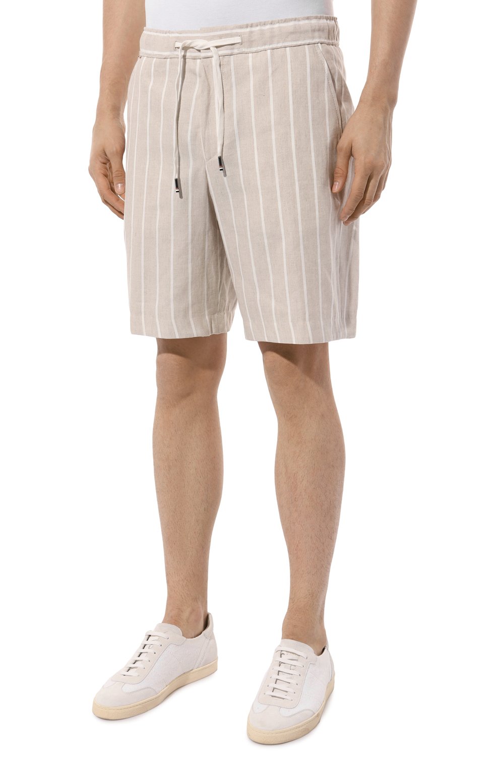 Шорты изо льна и хлопка BOSS, арт. 50514656, фото 3