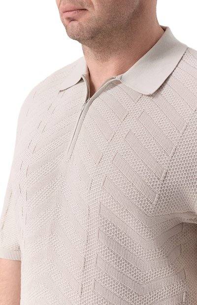 Хлопковое поло CORTIGIANI, арт. 4AS127, фото 5