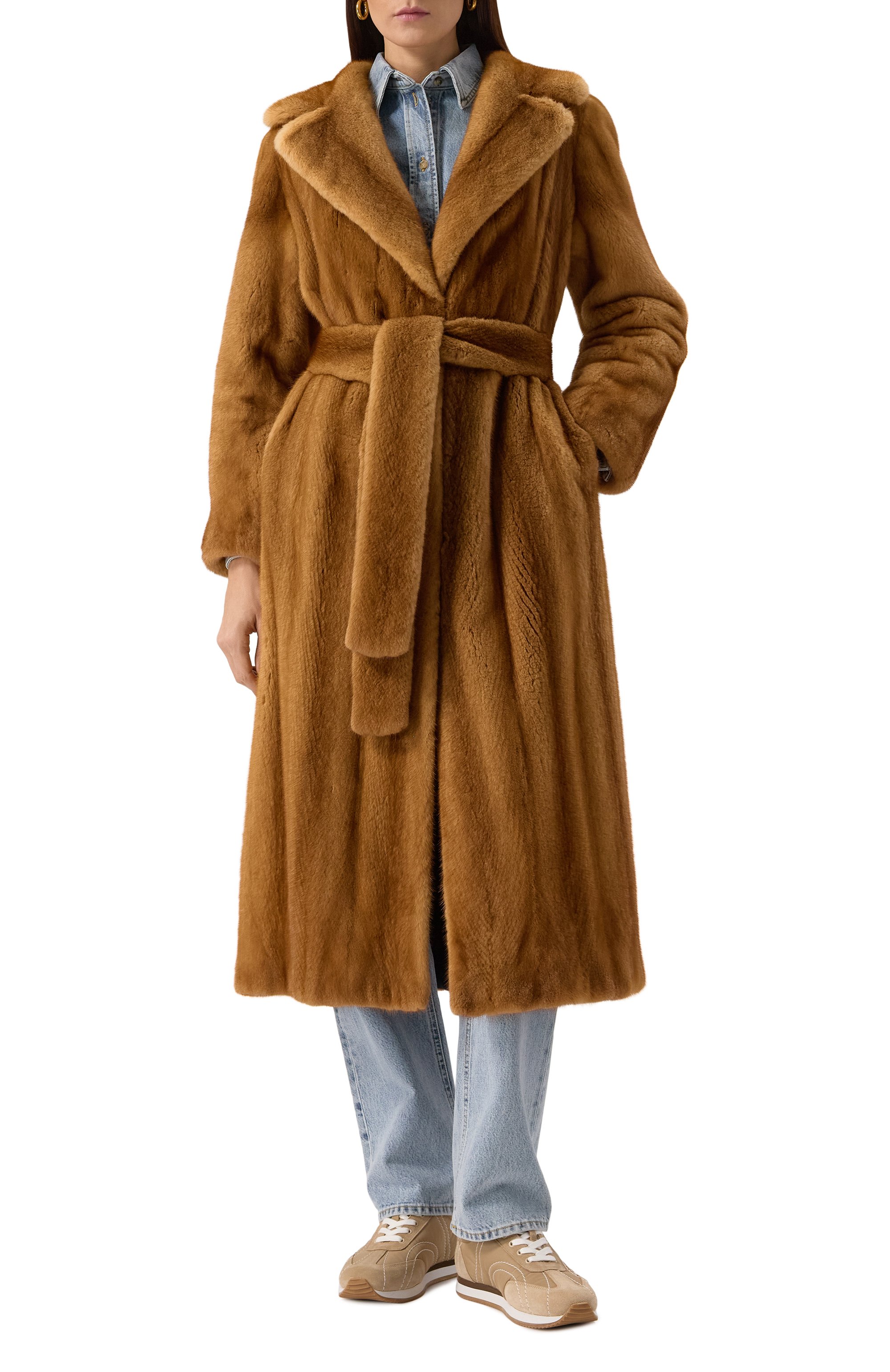 Шуба из меха норки GIULIA GURMAN, арт. J102G42, фото 3