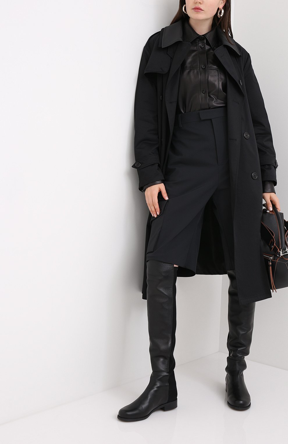 Комбинированные ботфорты STUART WEITZMAN, арт. S3999, фото 2