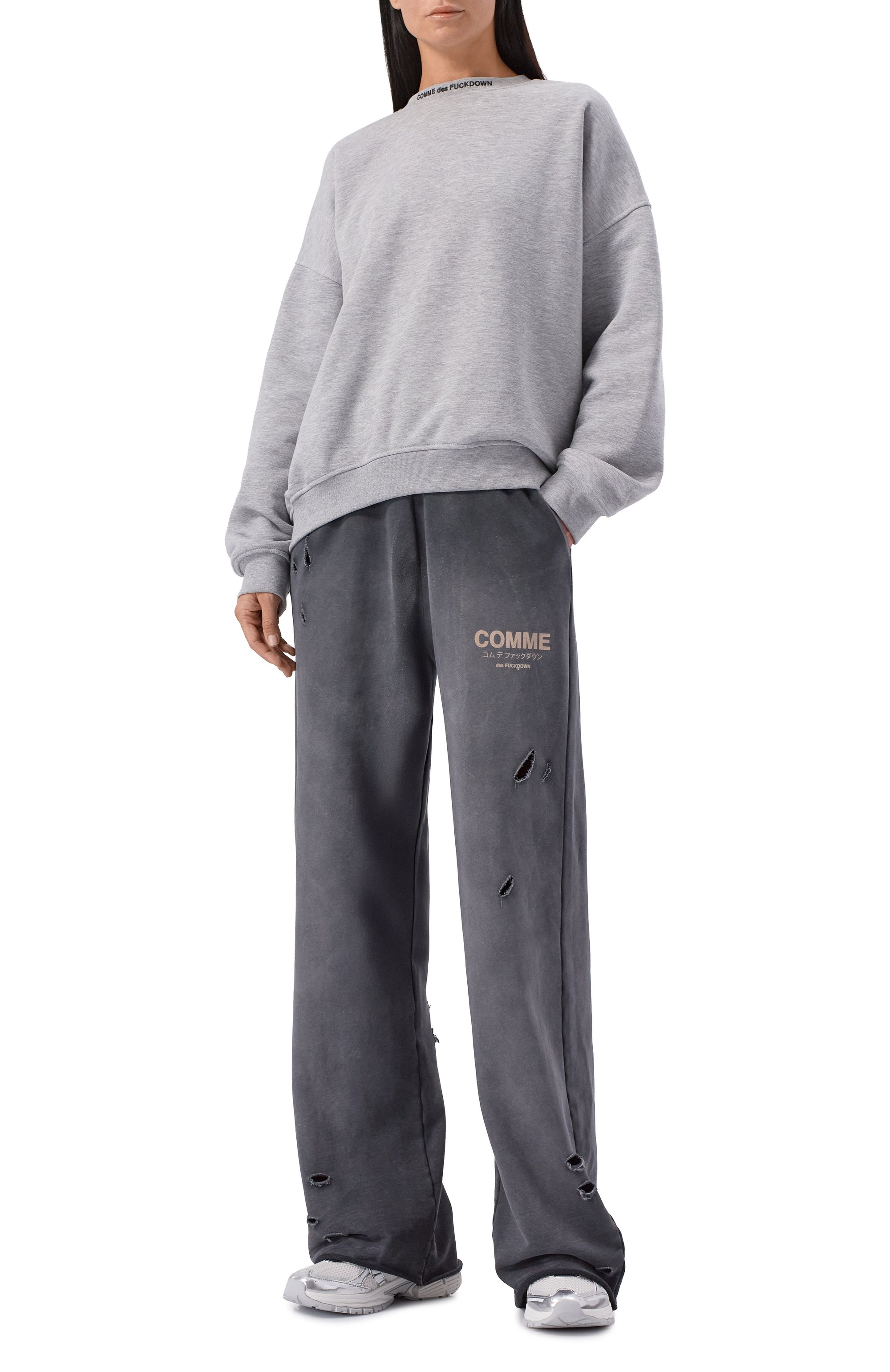 Хлопковый свитшот COMME DES FUCKDOWN, арт. CFABW01370, фото 2