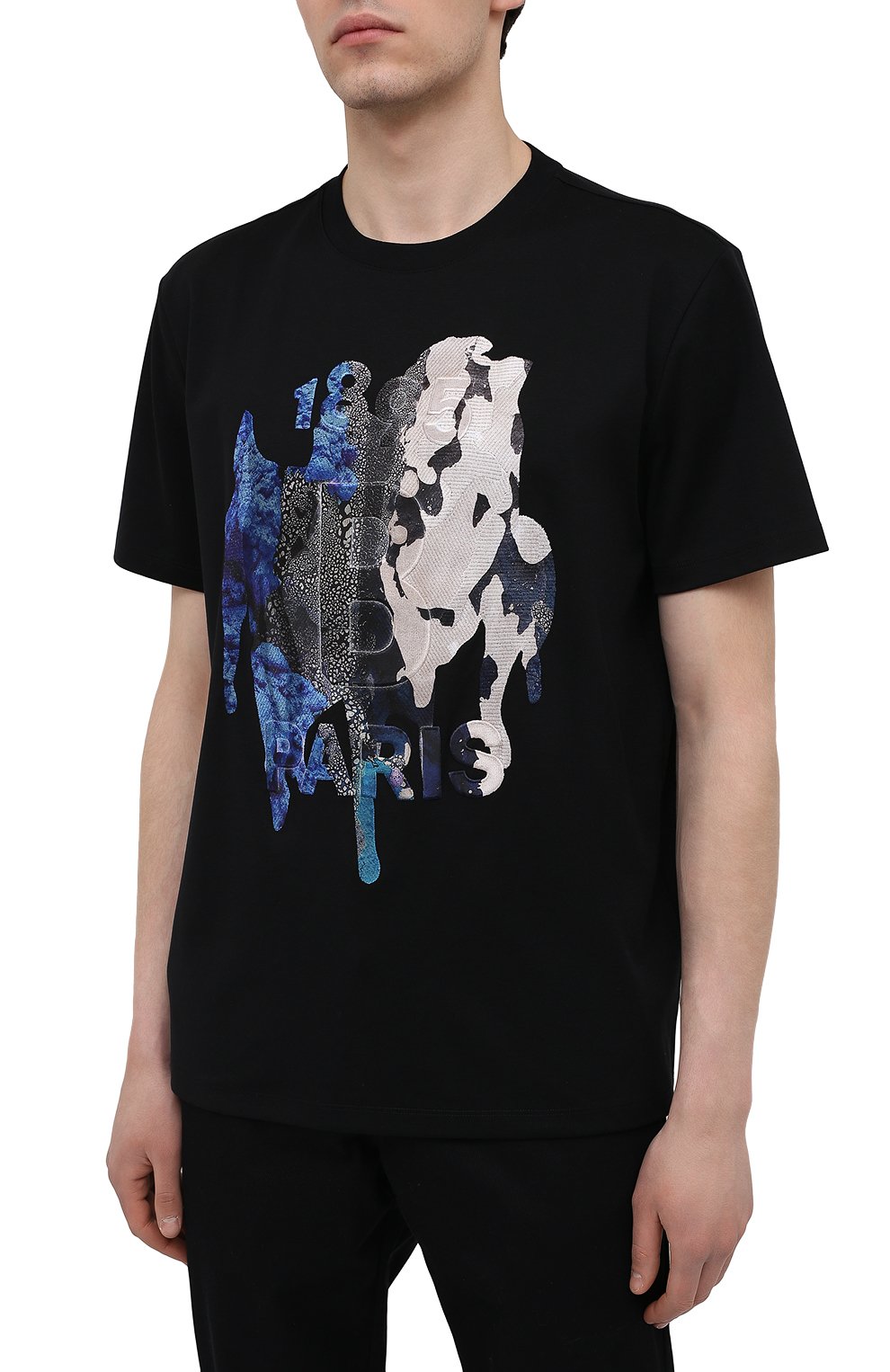 Хлопковая футболка BERLUTI, арт. R19JRS59-001, фото 3