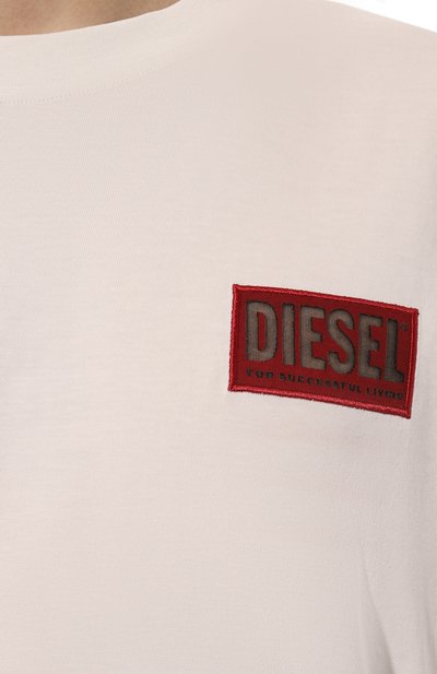 Хлопковая футболка DIESEL, арт. A18028/0PLAT, фото 5