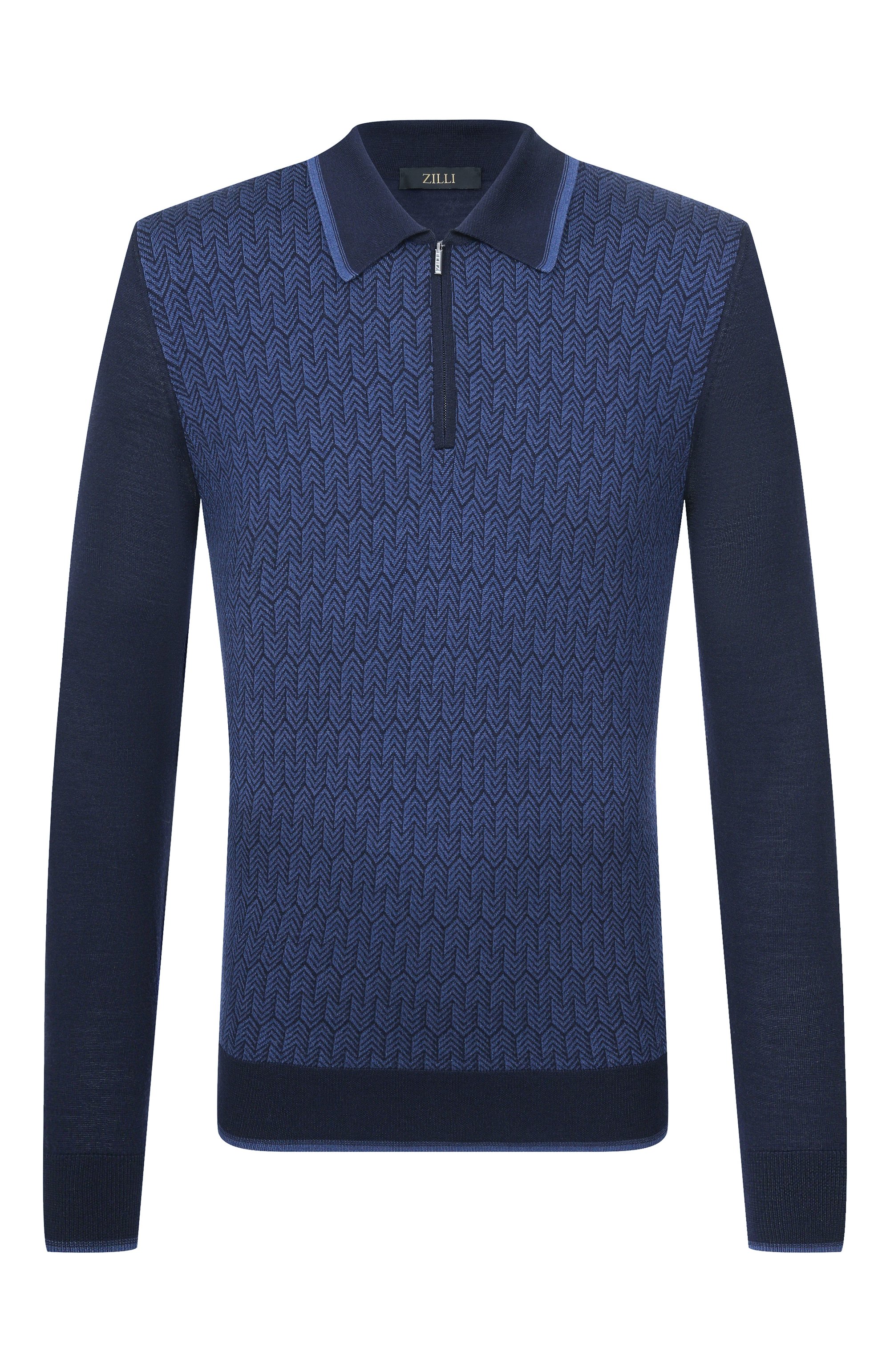 Поло из шерсти и шелка ZILLI, арт. KZP001M0230VHE001_001, фото 1