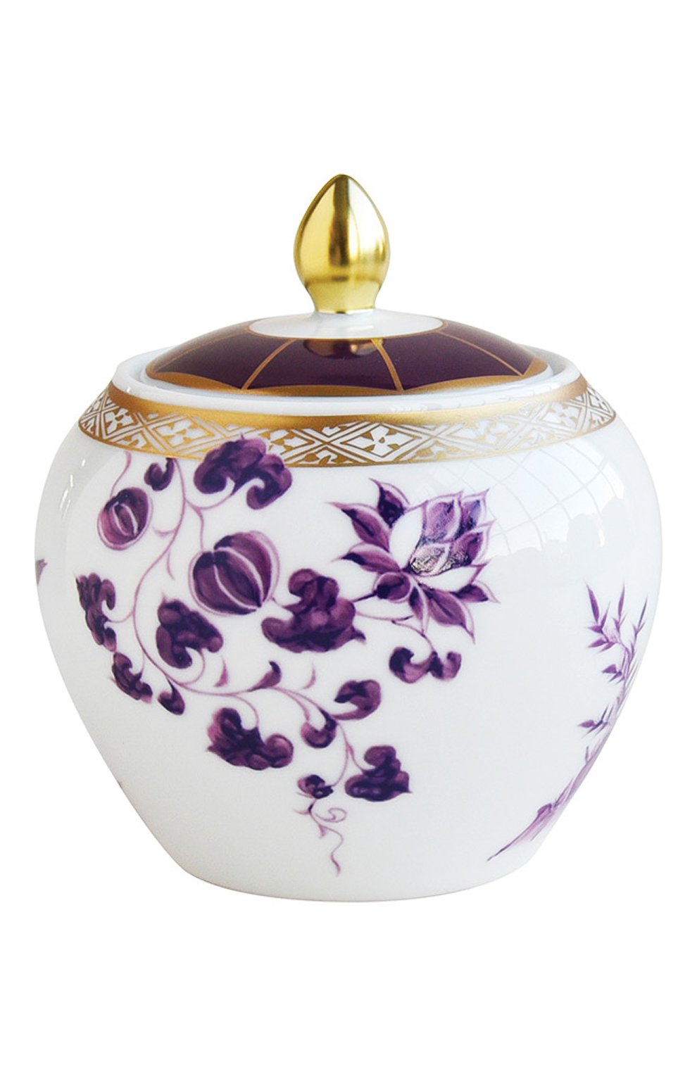 Сахарница prunus BERNARDAUD фиолетового цвета по цене 62700 руб., арт. 1831/3091, фото 1 Сахарница prunus BERNARDAUD, арт. 1831/3091, фото 1