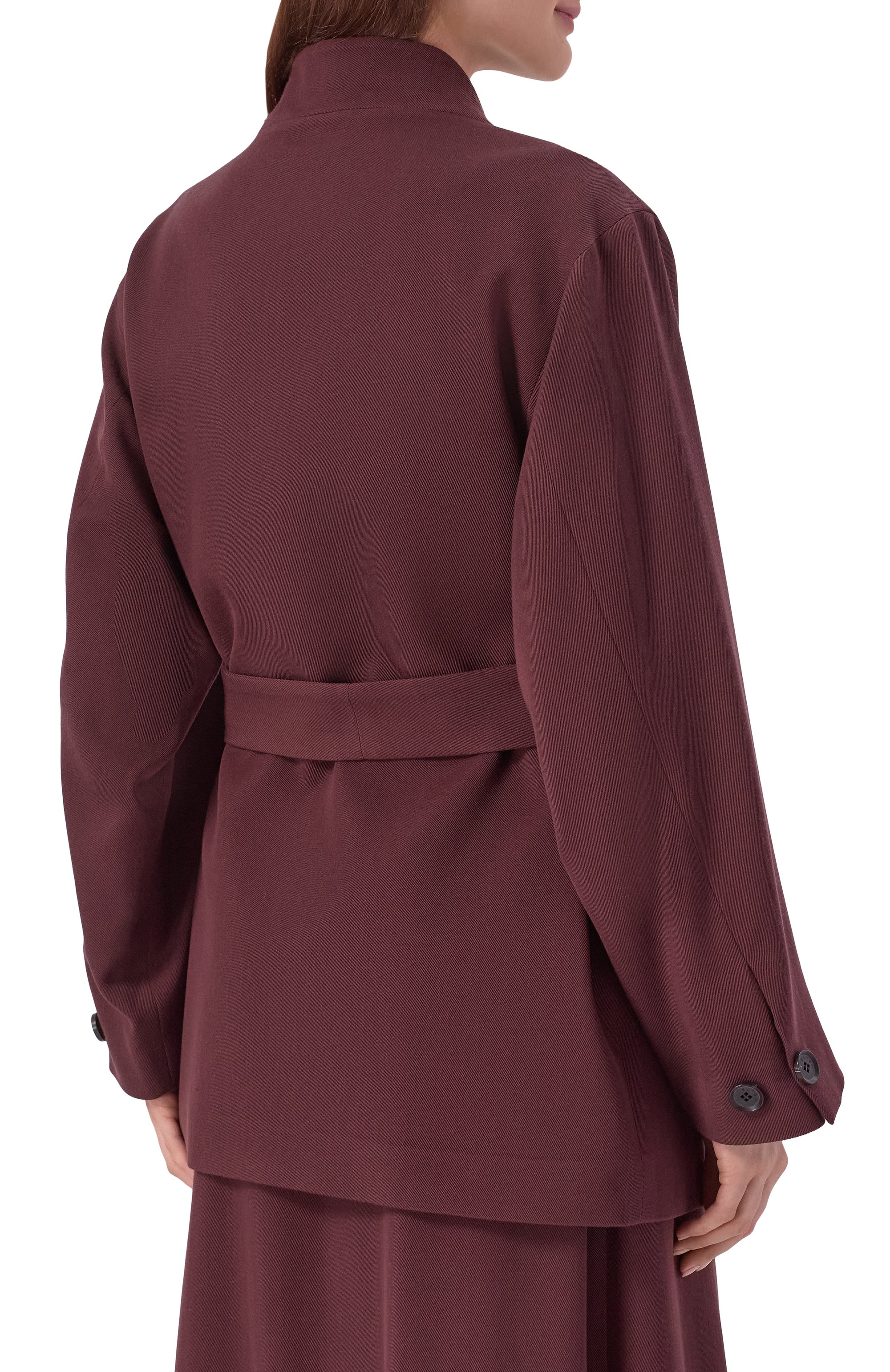 Жакет из шерсти и шелка KITON бордового цвета по цене 533000 руб., арт. D60514K0512I, фото 4 Жакет из шерсти и шелка KITON, арт. D60514K0512I, фото 4
