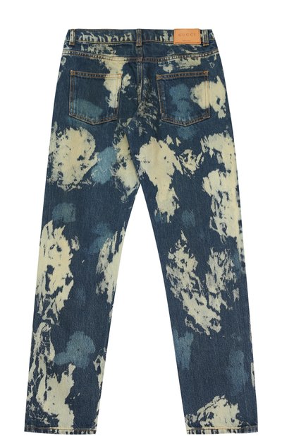 Джинсы прямого кроя с контрастной отделкой GUCCI, арт. 456688/XD551, фото 2