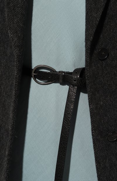 Кожаный ремень BRUNELLO CUCINELLI черного цвета по цене 75950 руб., арт. M0BRUC140, фото 2 Кожаный ремень BRUNELLO CUCINELLI, арт. M0BRUC140, фото 2