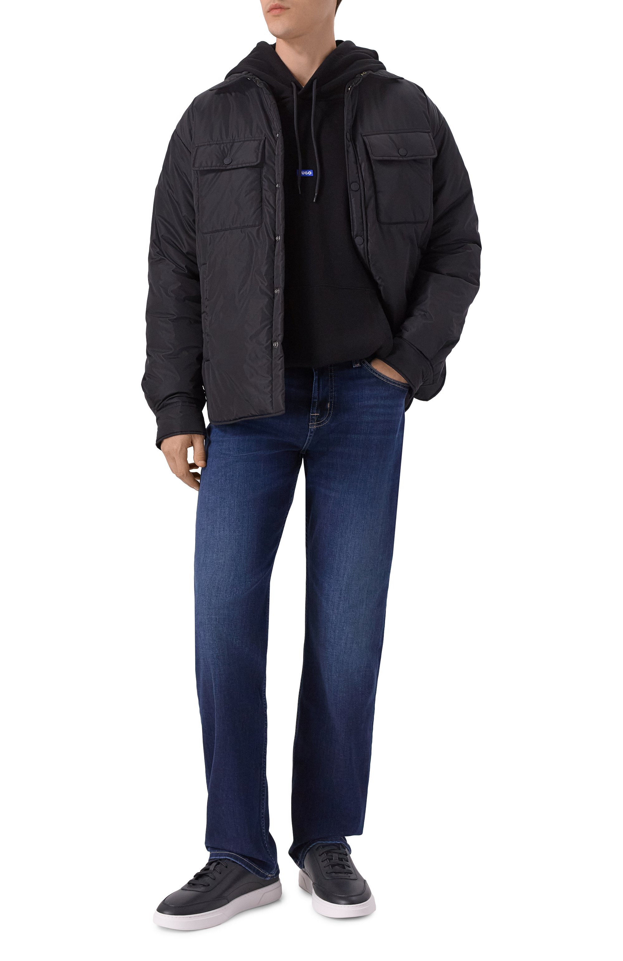 Джинсы standard 7 FOR ALL MANKIND темно-синего цвета по цене 31550 руб., арт. 7TE10B80-1C4, фото 2 Джинсы standard 7 FOR ALL MANKIND, арт. 7TE10B80-1C4, фото 2