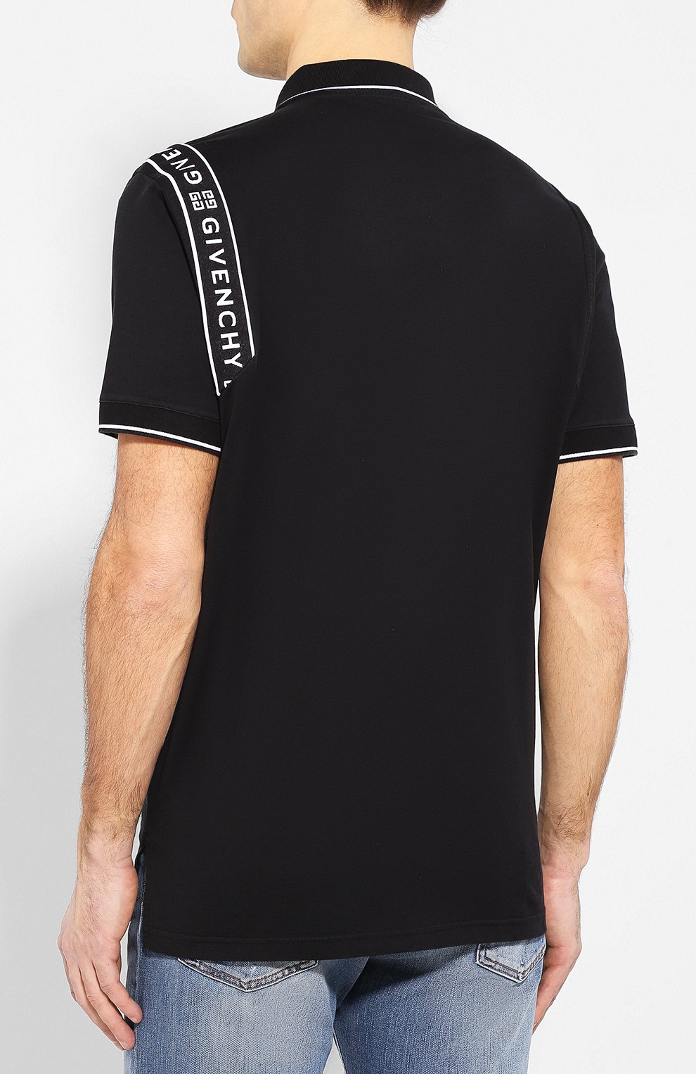 Хлопковое поло GIVENCHY, арт. BM70LC3002, фото 4