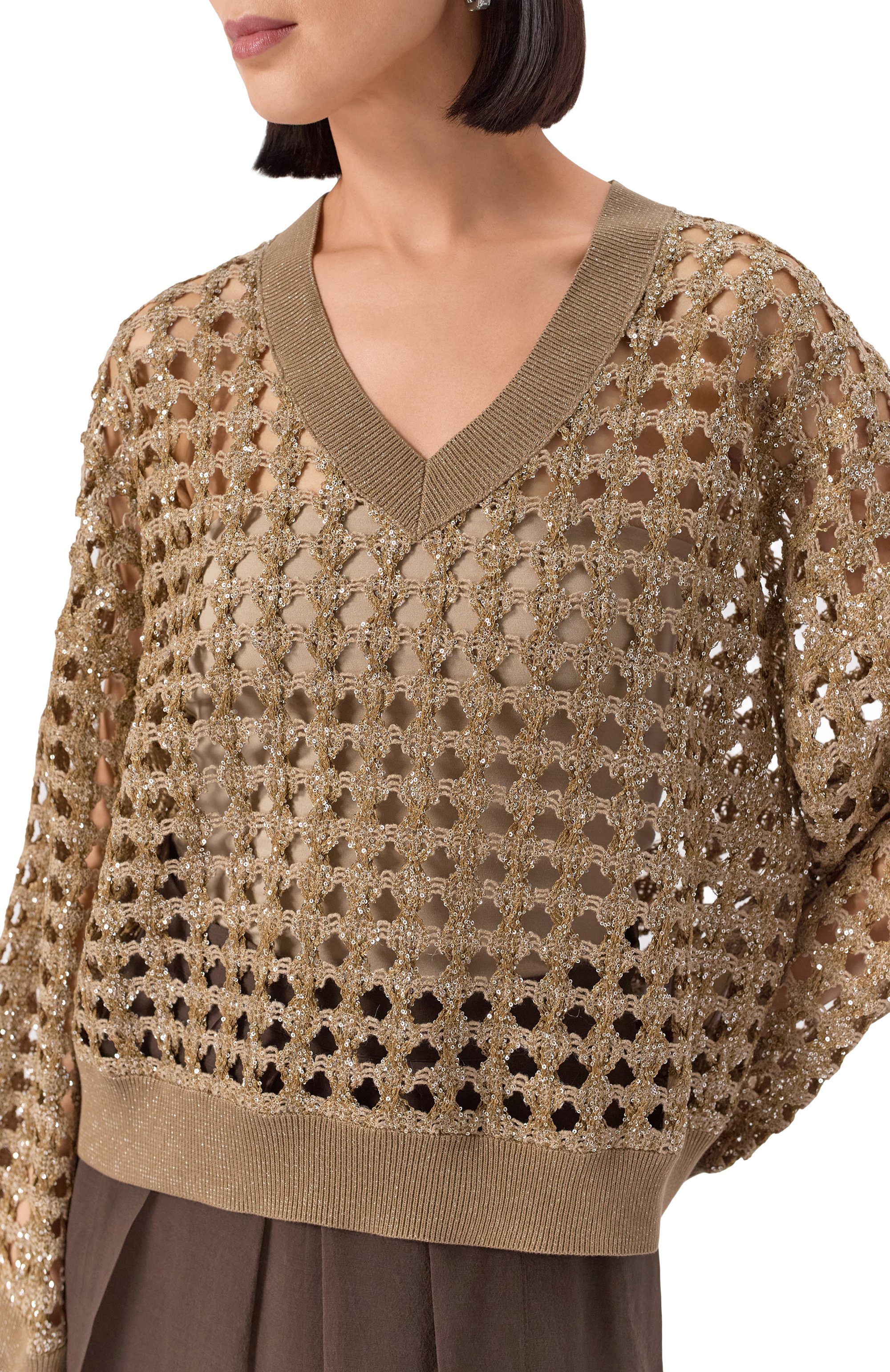 Пуловер BRUNELLO CUCINELLI, арт. MTSR10402P, фото 5