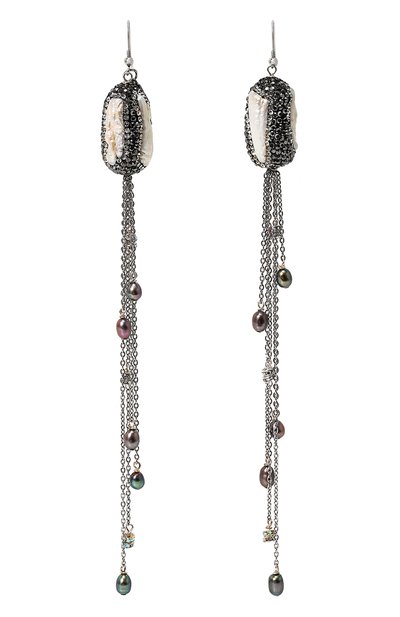 Серьги VIEN, арт. 2324-134H silver, фото 1