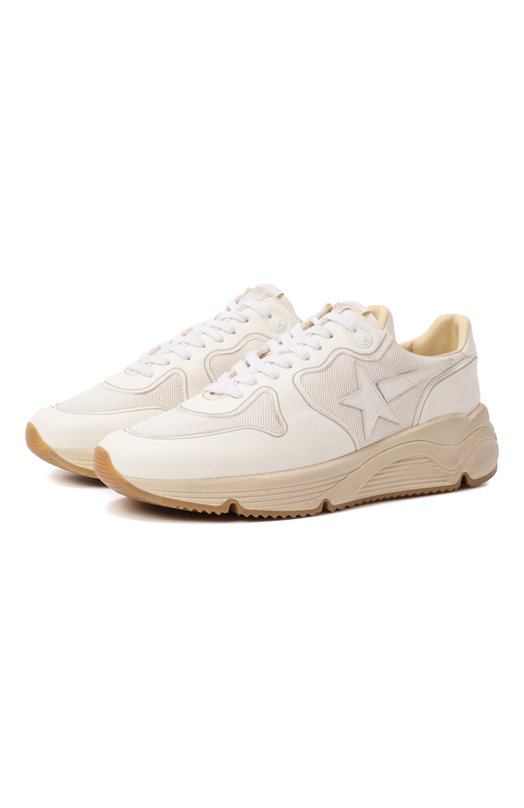 Комбинированные кроссовки Running Sole Golden Goose Deluxe Brand GMF00126.F003928 Белый GMF00126.F003928