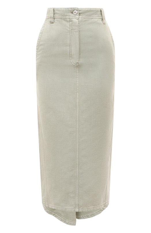 Джинсовая юбка Brunello Cucinelli ML996B1308 Зелёный ML996B1308