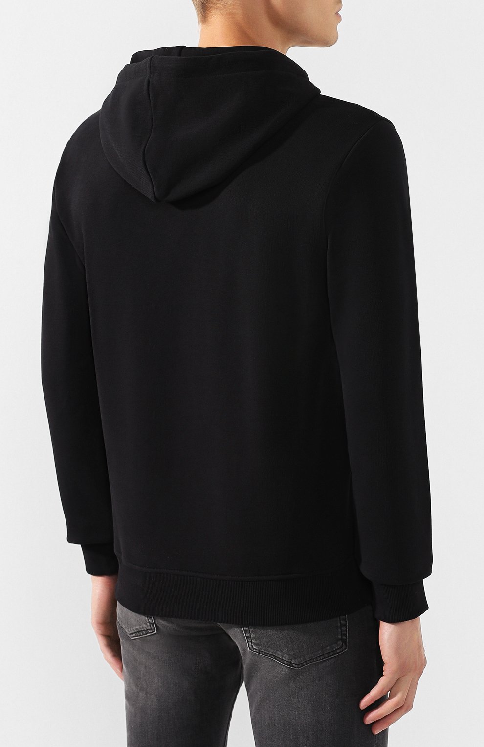 Хлопковое худи KENZO черного цвета по цене 26350 руб., арт. F965SW4154XA, фото 4 Хлопковое худи KENZO, арт. F965SW4154XA, фото 4