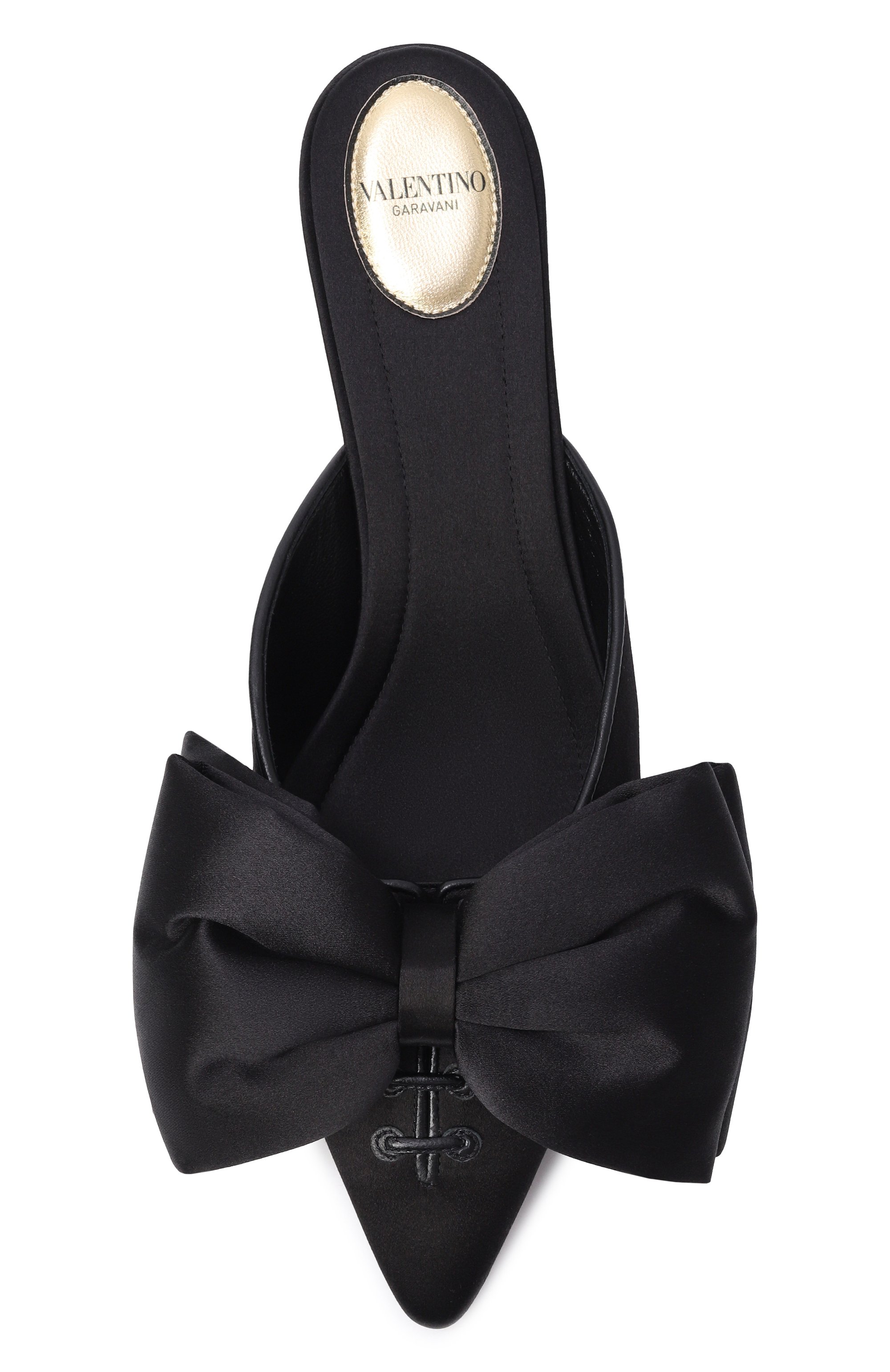 Текстильные мюли yolande 45 VALENTINO черного цвета по цене 129500 руб., арт. 8W2S0NS7/UBN, фото 6 Текстильные мюли yolande 45 VALENTINO, арт. 8W2S0NS7/UBN, фото 6