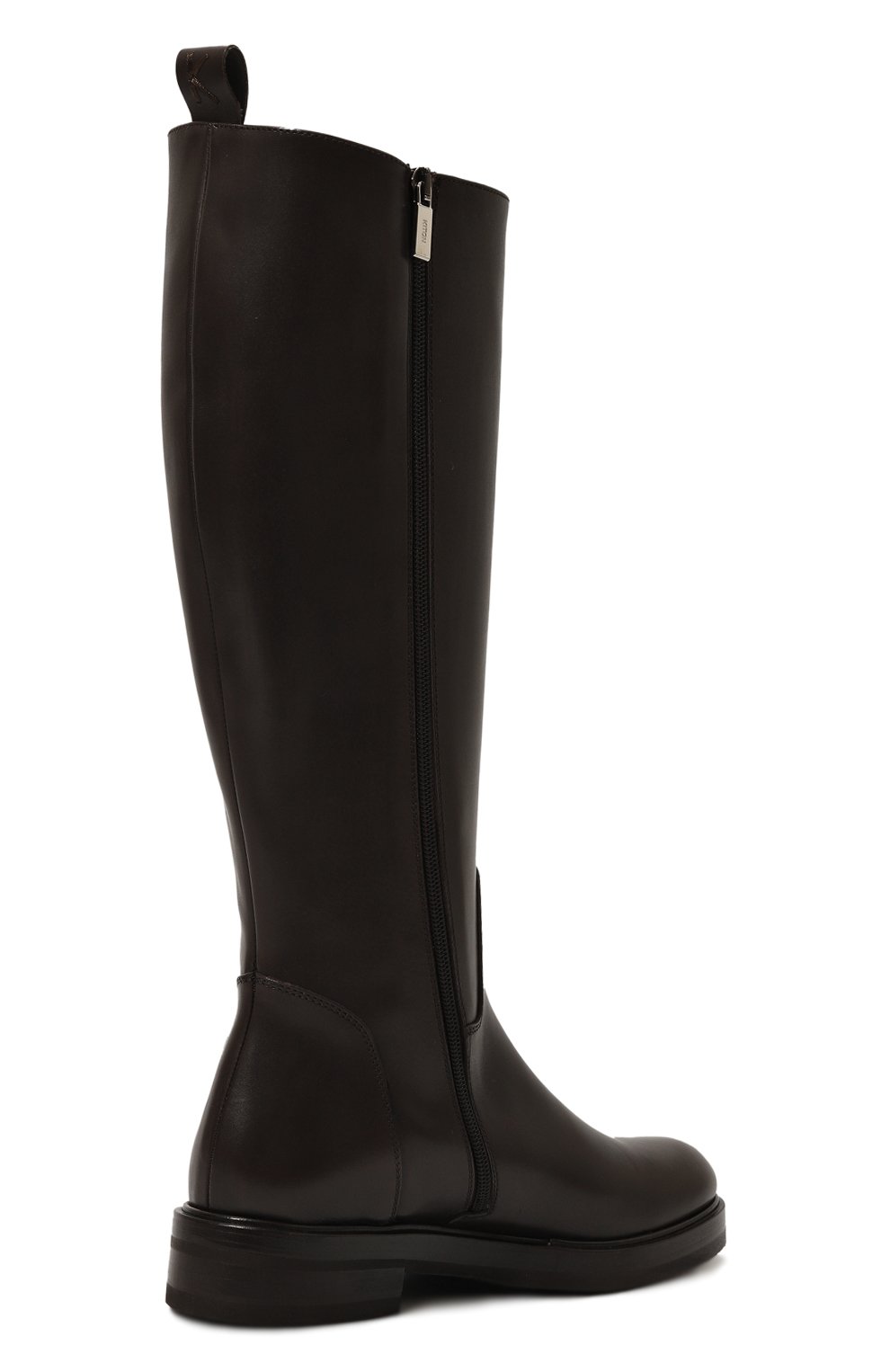 Кожаные сапоги KITON темно-коричневого цвета по цене 162000 руб., арт. D56806N0102405, фото 5 Кожаные сапоги KITON, арт. D56806N0102405, фото 5