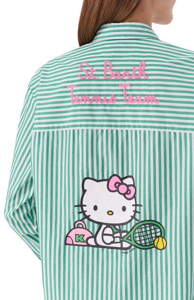 Хлопковая рубашка MC2 SAINT BARTH, арт. STBW BRIGITTE EMBRY/04328H, фото 5