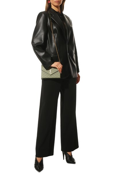 Сумка monogram envelope mini  SAINT LAURENT, арт. 393953/B0W01, фото 3