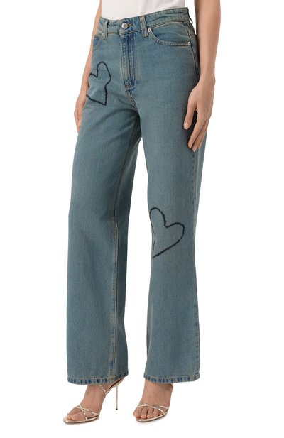 Джинсы ZADIG AND VOLTAIRE синего цвета по цене 37800 руб., арт. WWJE01265, фото 3 Джинсы ZADIG AND VOLTAIRE, арт. WWJE01265, фото 3