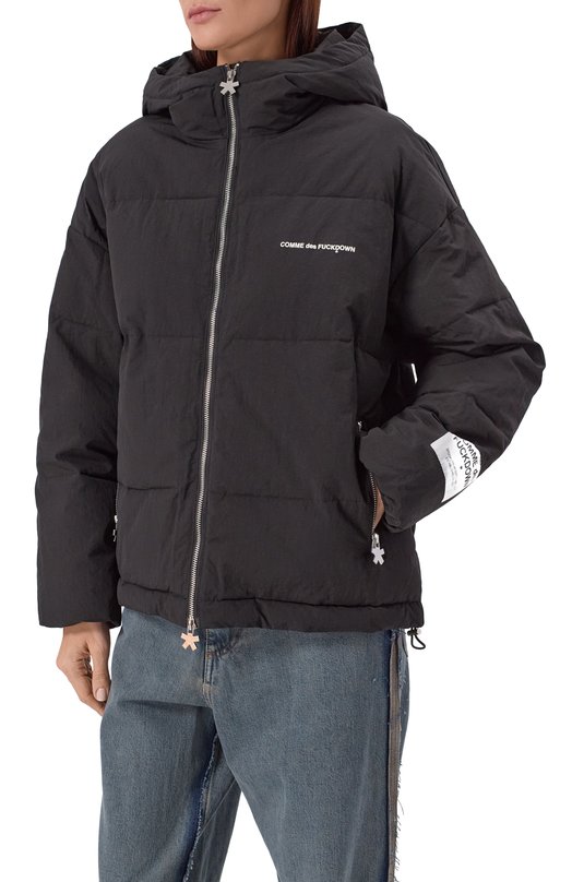 Пуховик Comme des Fuckdown CFABW01350 Чёрный  CFABW01350 Фото 3