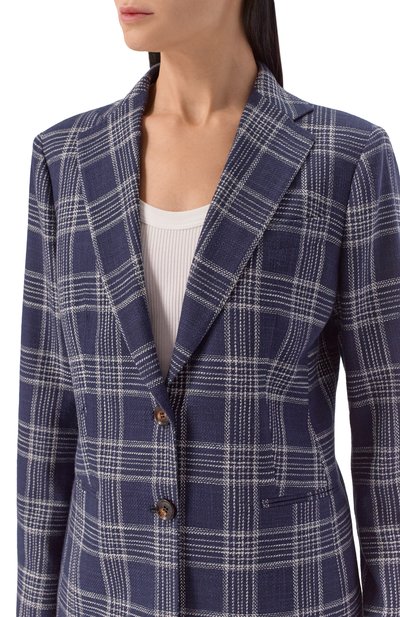 Жакет из шелка и хлопка KITON, арт. D23501K0650G10, фото 5