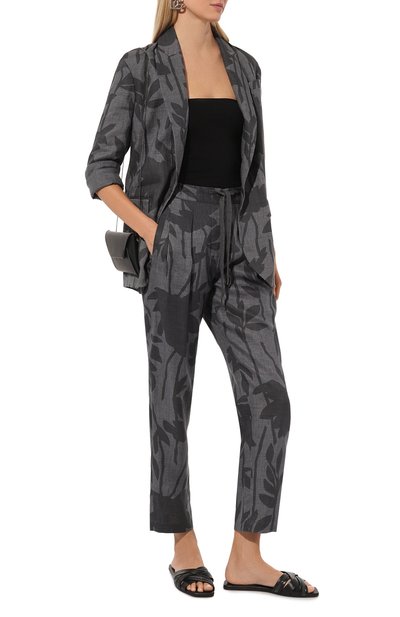 Льняные брюки BRUNELLO CUCINELLI, арт. MB650P8597, фото 2