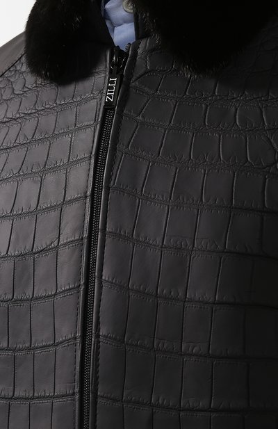 Куртка из кожи крокодила ZILLI, арт. MAQ-CARTE-D0630/1001/CNIL, фото 5
