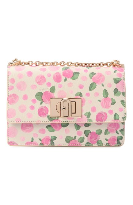 Женская сумка furla 1927 mini FURLA кремового цвета, арт. BAFKACO/BX3863 | Фото 1 (Драгоценные камни: Проставлено; Размер: mini; Материал сплава: Проставлено; Материал: Натуральная кожа; Ремень/цепочка: На ремешке)
