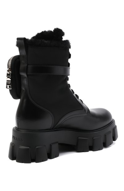 Комбинированные ботинки monolith PRADA, арт. 1T255M-3LEK-F0002-ZB55, фото 3