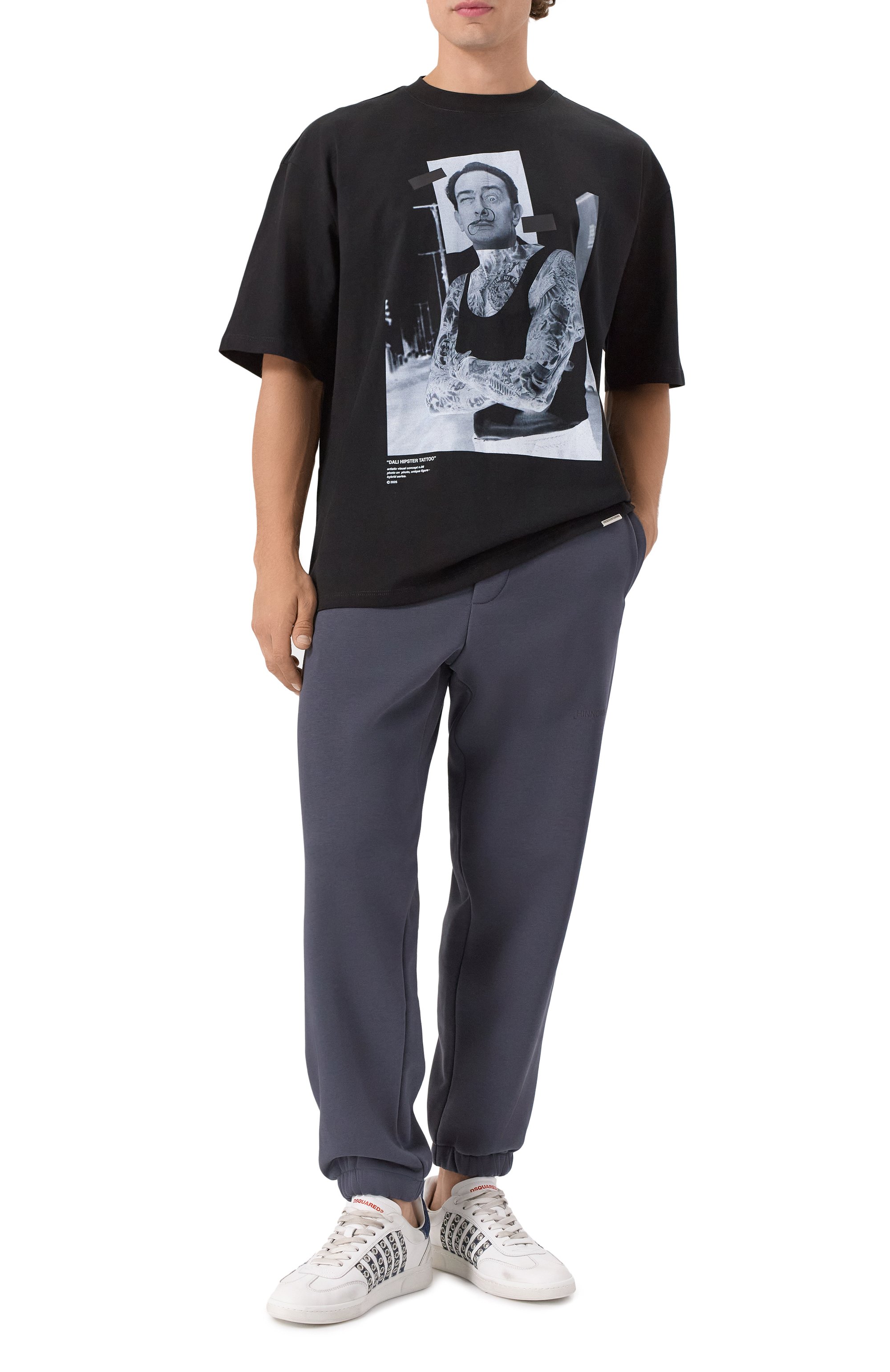 Хлопковая футболка DIEGO VENTURINO, арт. DVTS0DHT, фото 2