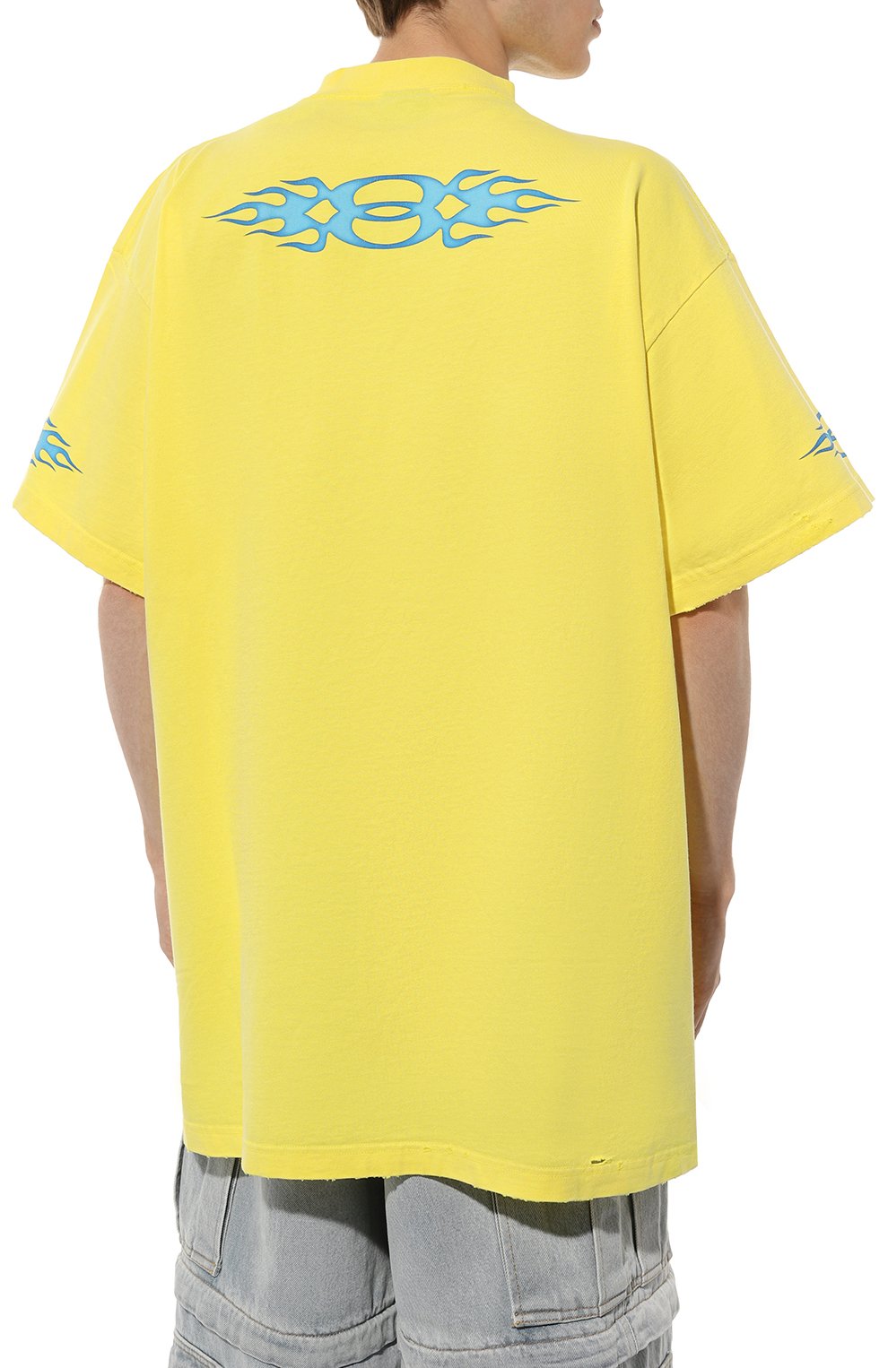 Хлопковая футболка BALENCIAGA, арт. 787349/TQVW7, фото 4