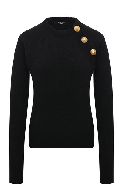 Женский свитер из шерсти и кашемира BALMAIN, арт. YF1KD000KC55