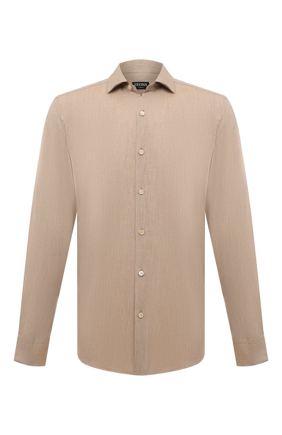 Сорочка из хлопка и кашемира ZEGNA, арт. UCX44A6/SRF5, фото 1