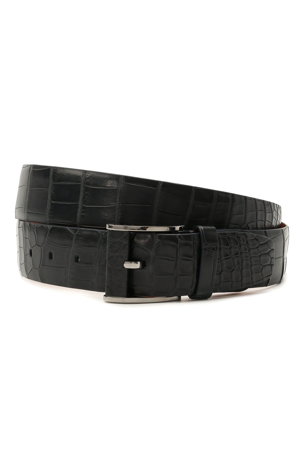 Ремень из кожи крокодила со сменными пряжками ZILLI, арт. MJL-CLAQE-01010/C819/CP0R, фото 1