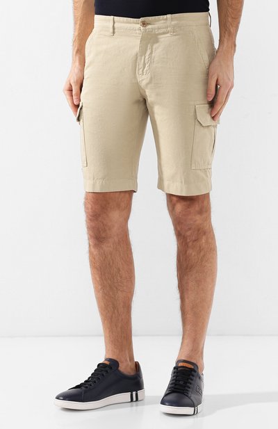 Шорты из смеси хлопка и льна LORO PIANA, арт. FAI6469, фото 3