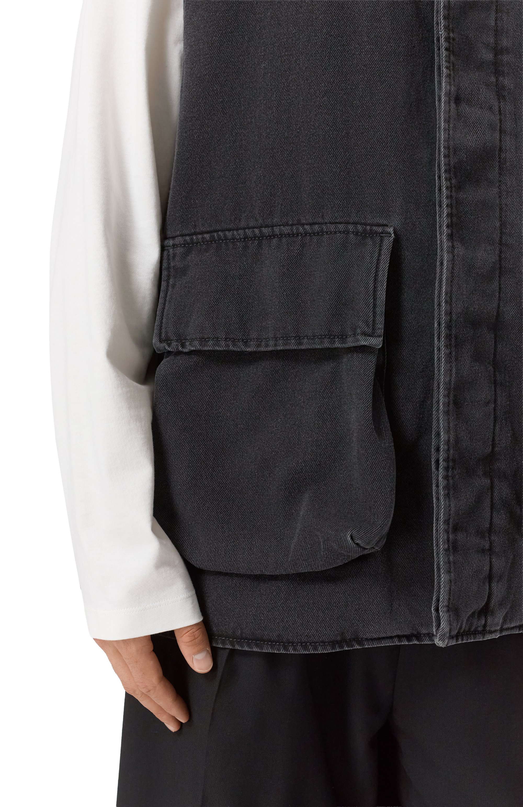 Джинсовый жилет ANN DEMEULEMEESTER, арт. B0013121/FA039, фото 5