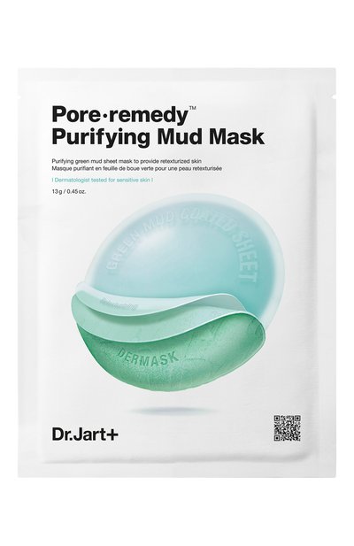 Обновляющая маска для лица с зеленой глиной dermask pore·remedy (13g) DR.JART+, арт. 8809844990032, фото 1
