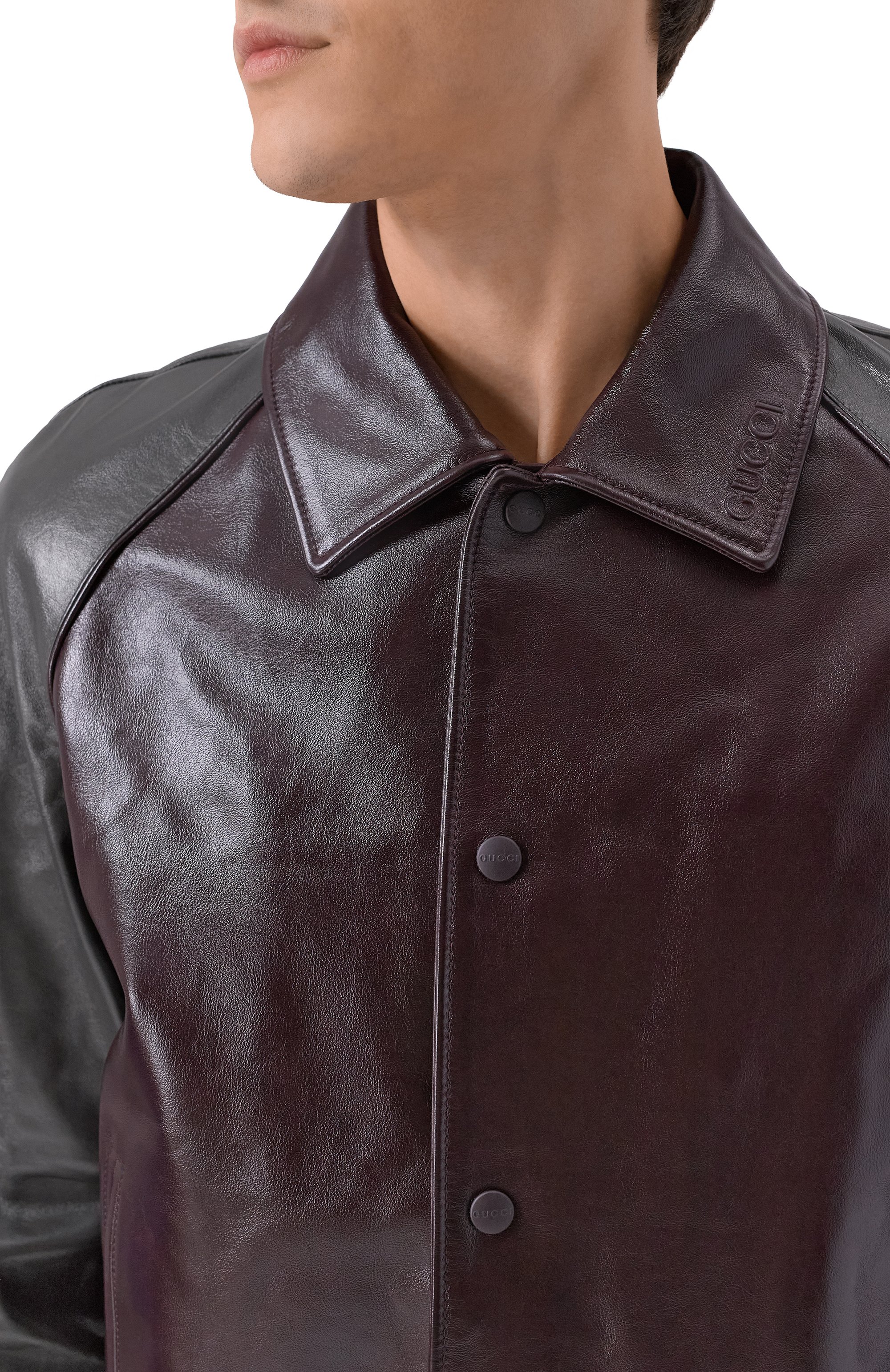 Кожаный бомбер GUCCI, арт. 811298/XNA5E, фото 5