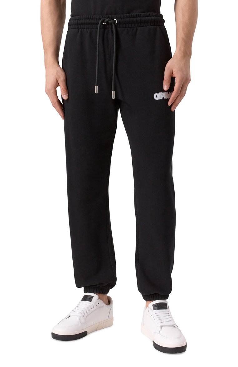 Хлопковые джоггеры OFF-WHITE, арт. 0MCH057S25FLE001, фото 1