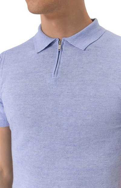 Поло изо льна и хлопка DANIELE FIESOLI, арт. DF2076, фото 5