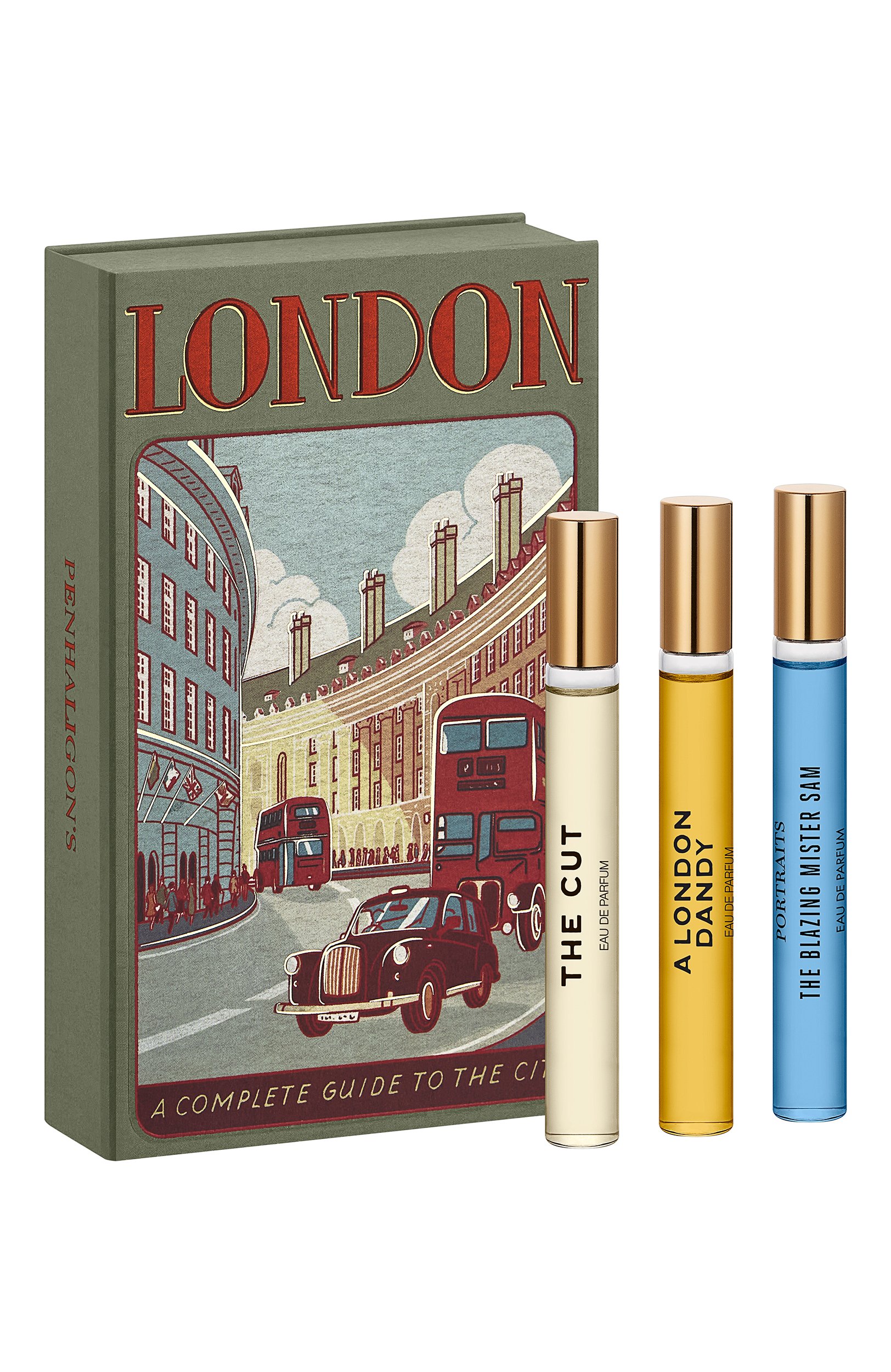 Парфюмерный набор the cut/ a london dandy/ the blazing mister sam (3x10ml) PENHALIGON'S бесцветного цвета по цене 12300 руб., арт. 5056245057700, фото 2 Парфюмерный набор the cut/ a london dandy/ the blazing mister sam (3x10ml) PENHALIGON'S, арт. 5056245057700, фото 2