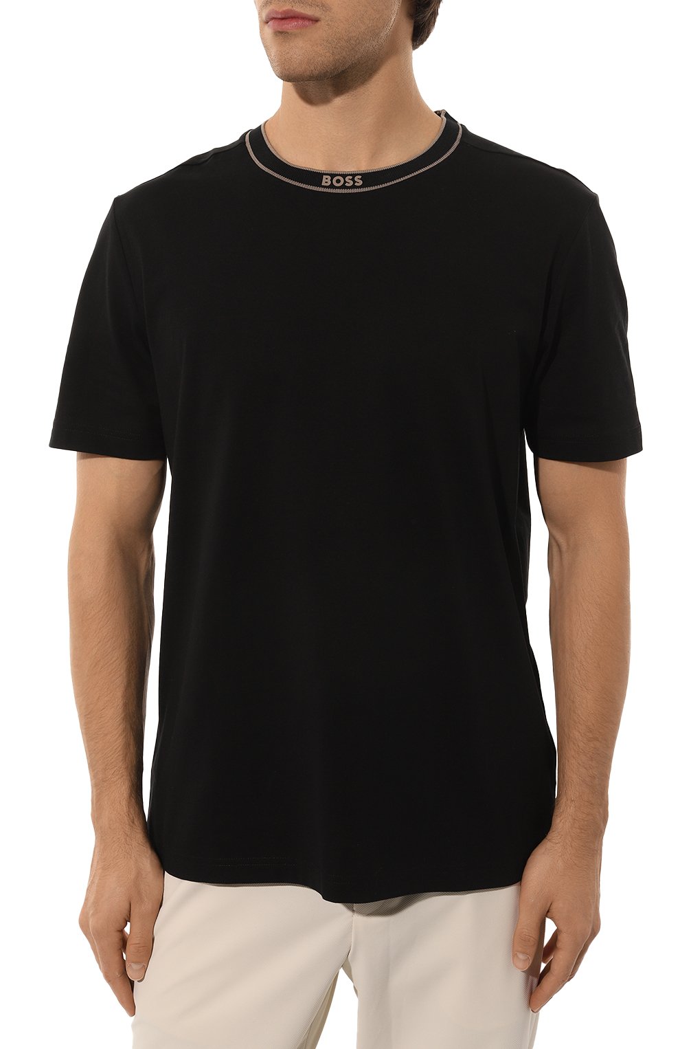 Хлопковая футболка BOSS GREEN, арт. 50525080, фото 3