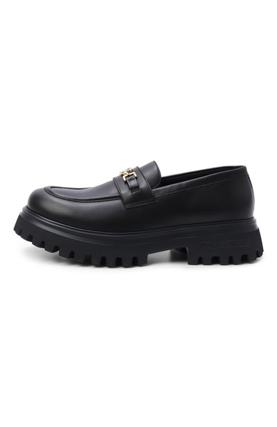 Кожаные лоферы DOLCE & GABBANA, арт. D11351/A1065, фото 2